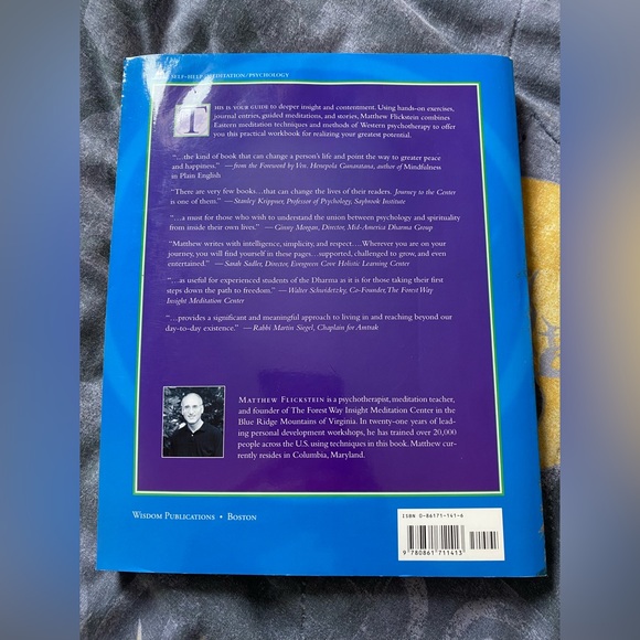 Journey to the Center A Meditation Workbook by Mathew Flickstein. Unused. - Picture 7 of 9